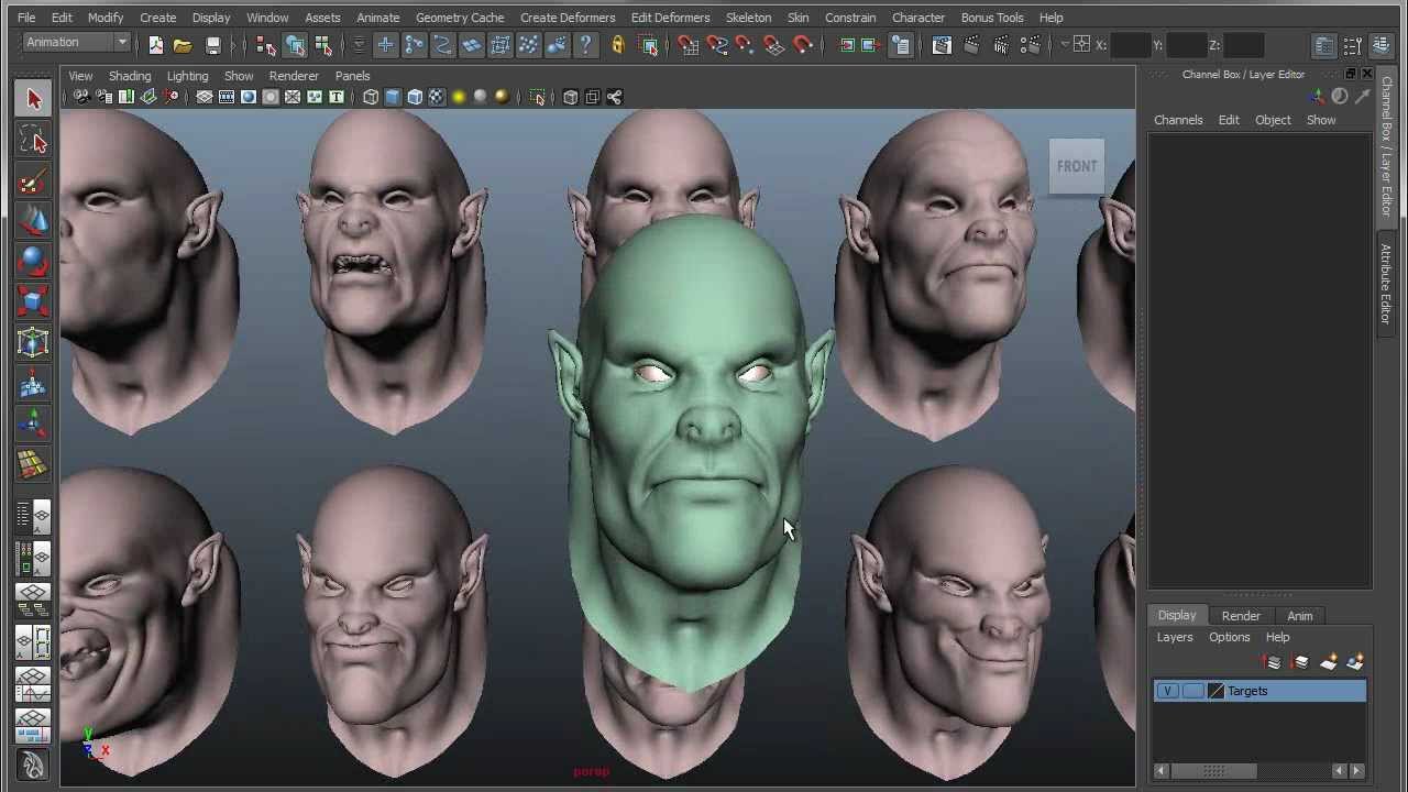 Maya BlendShape Tips and Tricks