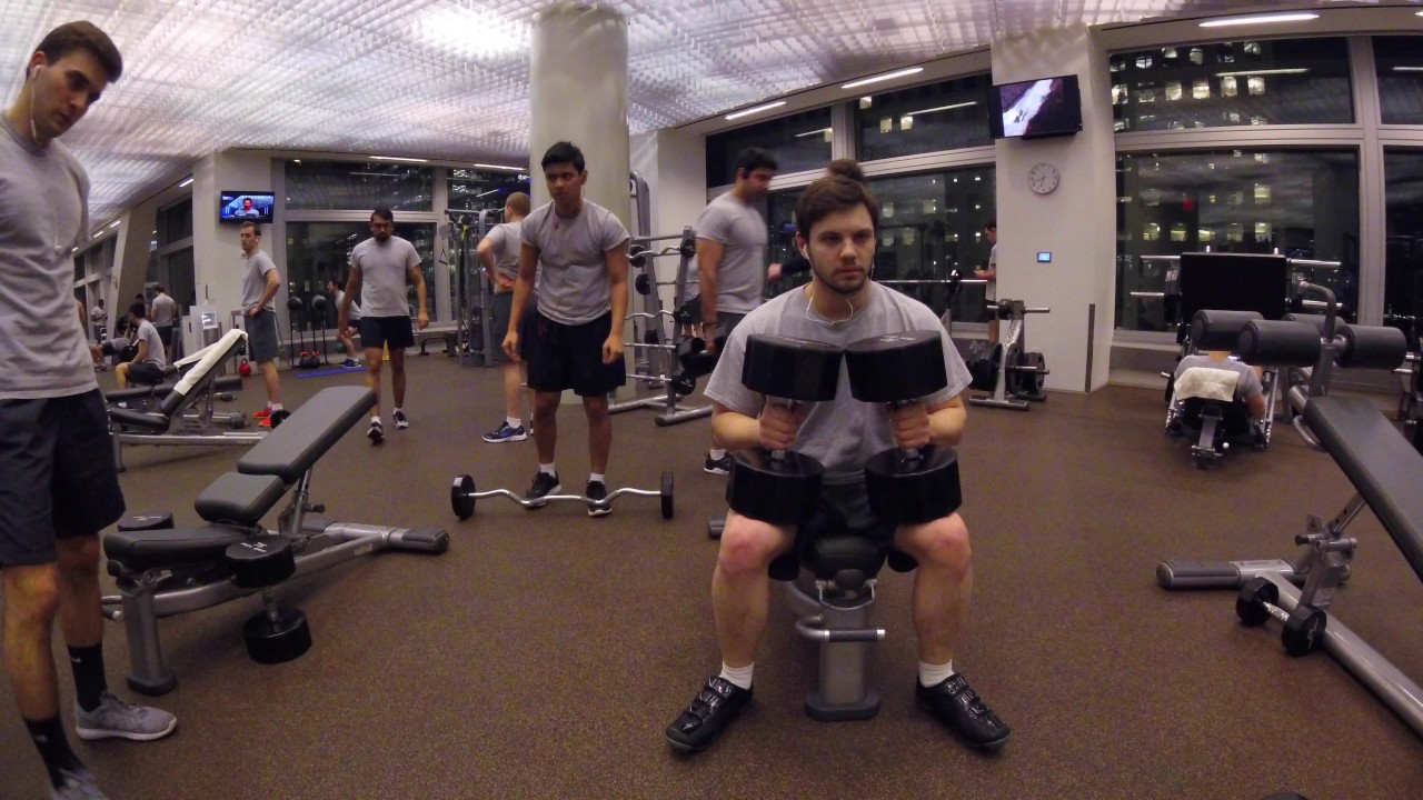 Incline dumbbell bench press 90 lbs for the first time