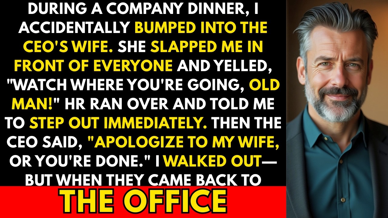She Slapped Me At The Company Dinner… But When They Found Out Who I Really Was | OFFICE REVENGE