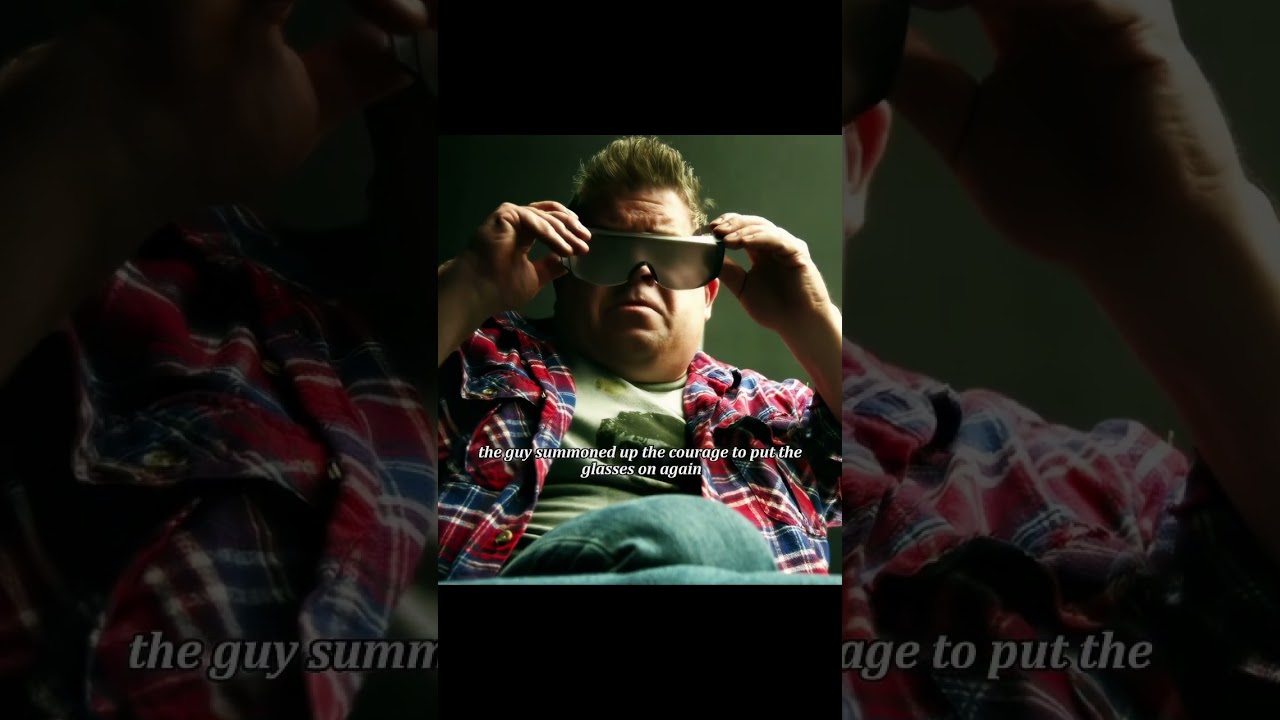 When a man wore 2D glasses while watching a 3D movie, he discovered an astonishing truth! #fyp
