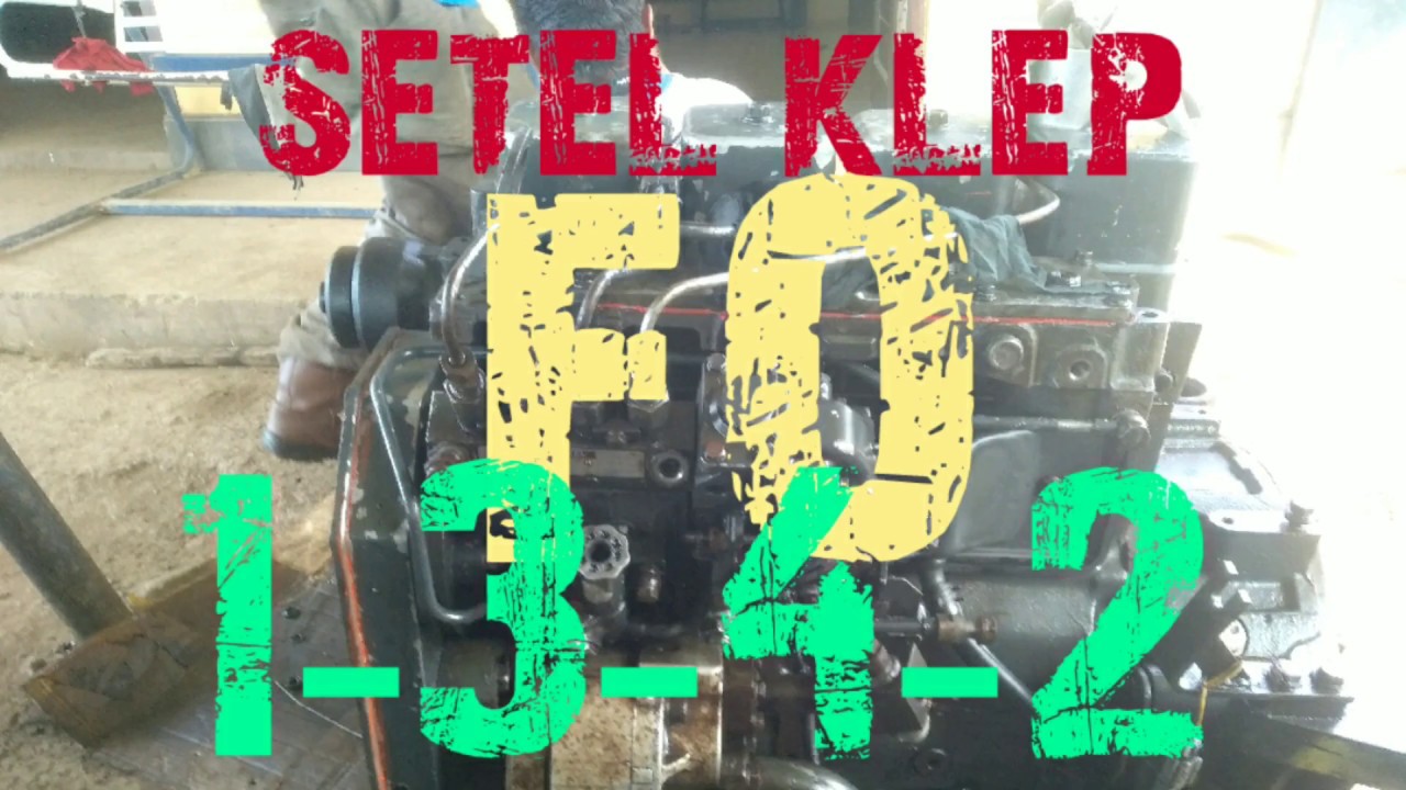 Cara menyetel klep 4 piston/cylinder