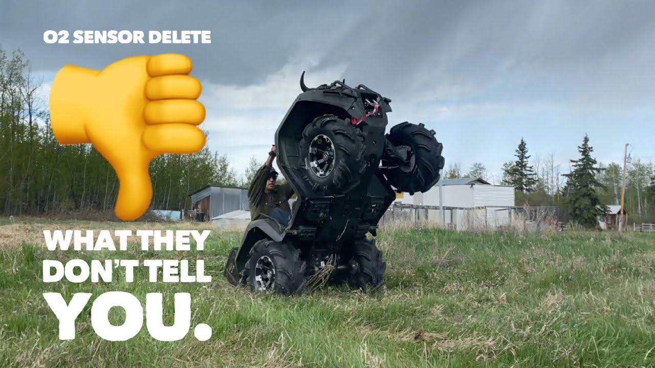 Жалею, что удалил датчик кислорода! Выхлопная система HMF &mdash; Honda Rancher 420 2022 года