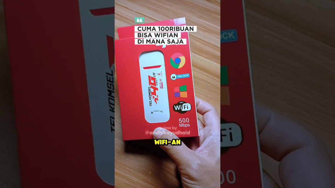 Seriusan bisa 500mbps? 😂 Modem wifi USB 4G murah banget gini...