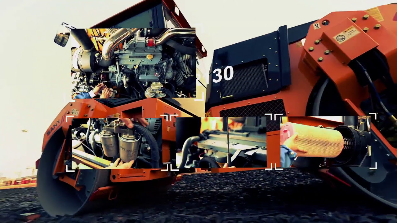 SANY STR Series Tandem Roller Operation Instructions 