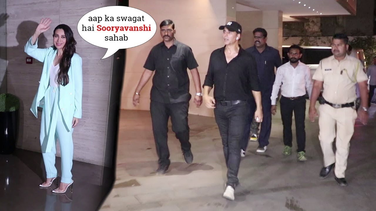 Karishma Kapoor GRAND Welcome For Ex Bf Akshay Kumar Sooryavanshi