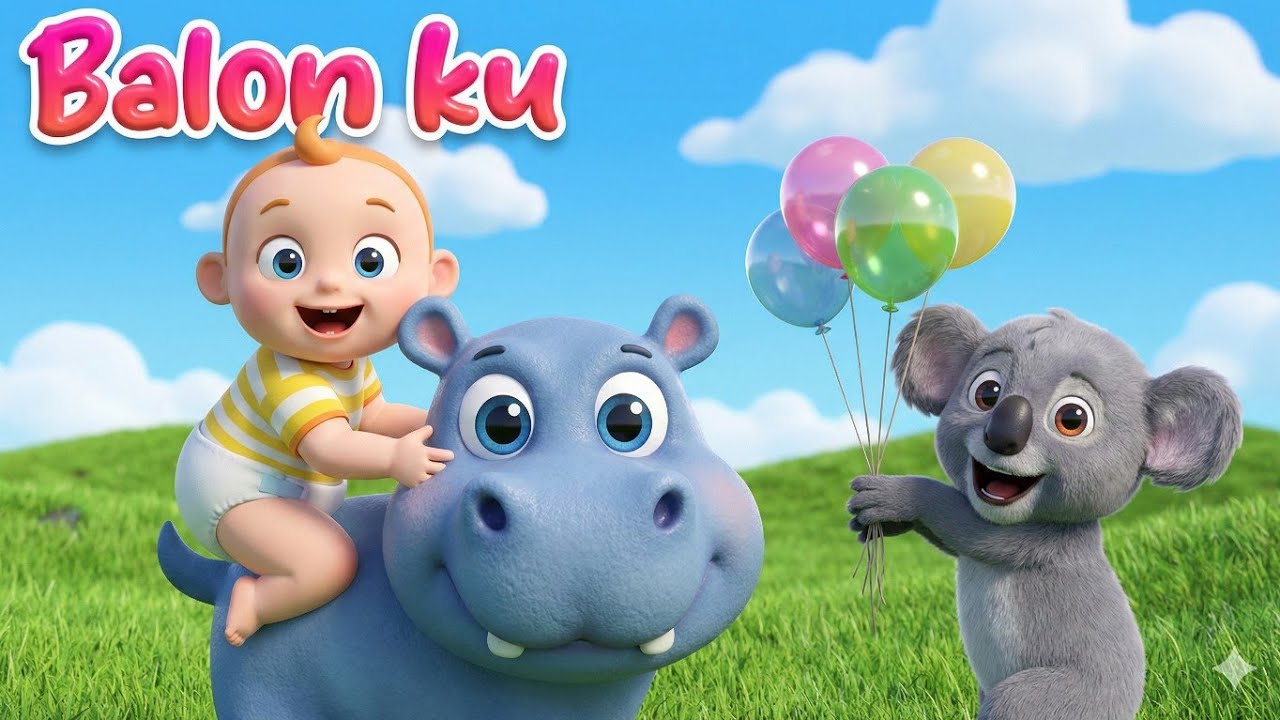 BALONKU  🎈💙🎈 LAGU ANAK INDONESIA BALITA TERPOPULER