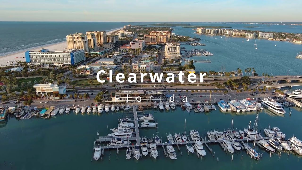 Clearwater Beach, Florida - 4K Drone Video