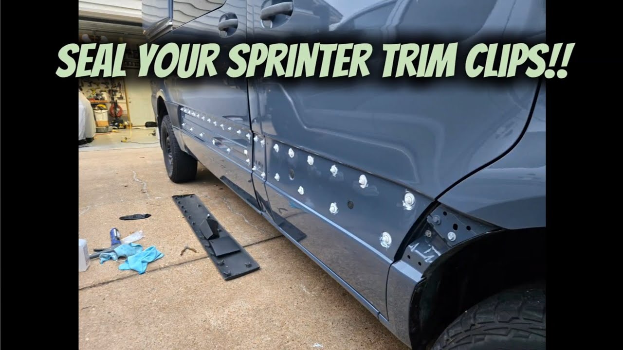 Герметизация боковой обшивки на Sprinter (ЗАЩИТИТЕ ВАШ ФУРГОН ОТ РЖАВЧИНЫ!!)