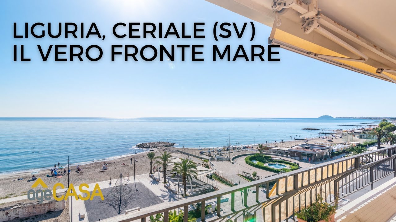 📍Ceriale, Liguria: bilocale fronte mare con posto auto #vistamare #liguria #hometour #casainvendita