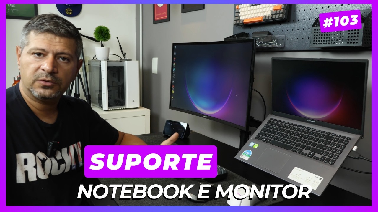 Suporte para Notebook e Monitor ergonômico SNT10 - Zinnia