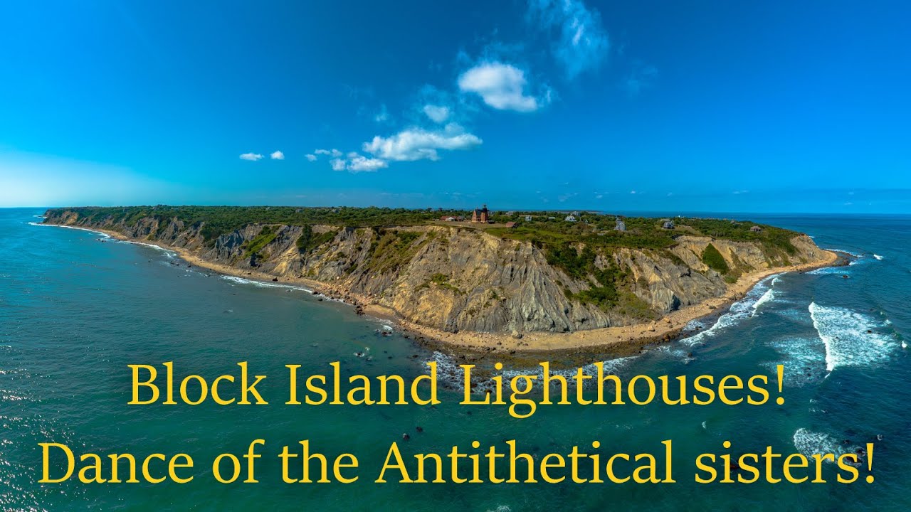 Block Island's Lighthouses - 4K Drone Experience!