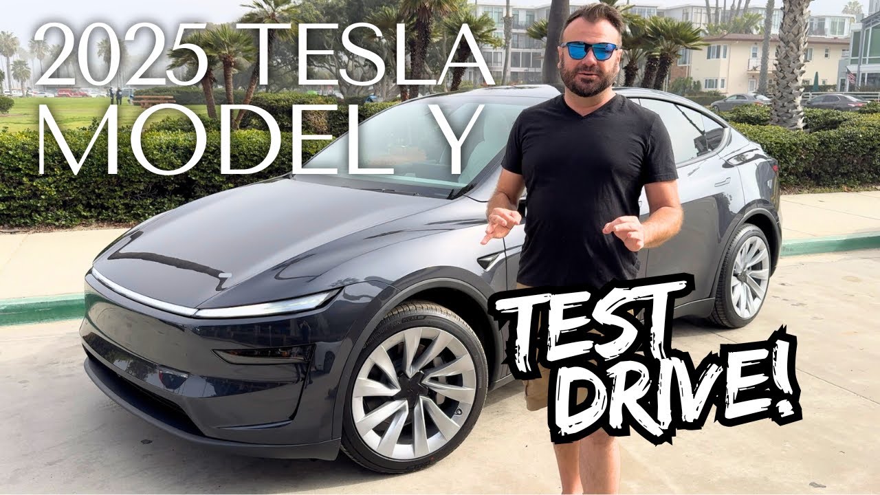 NEW 2025 Tesla Model Y - Full TOUR and TEST DRIVE