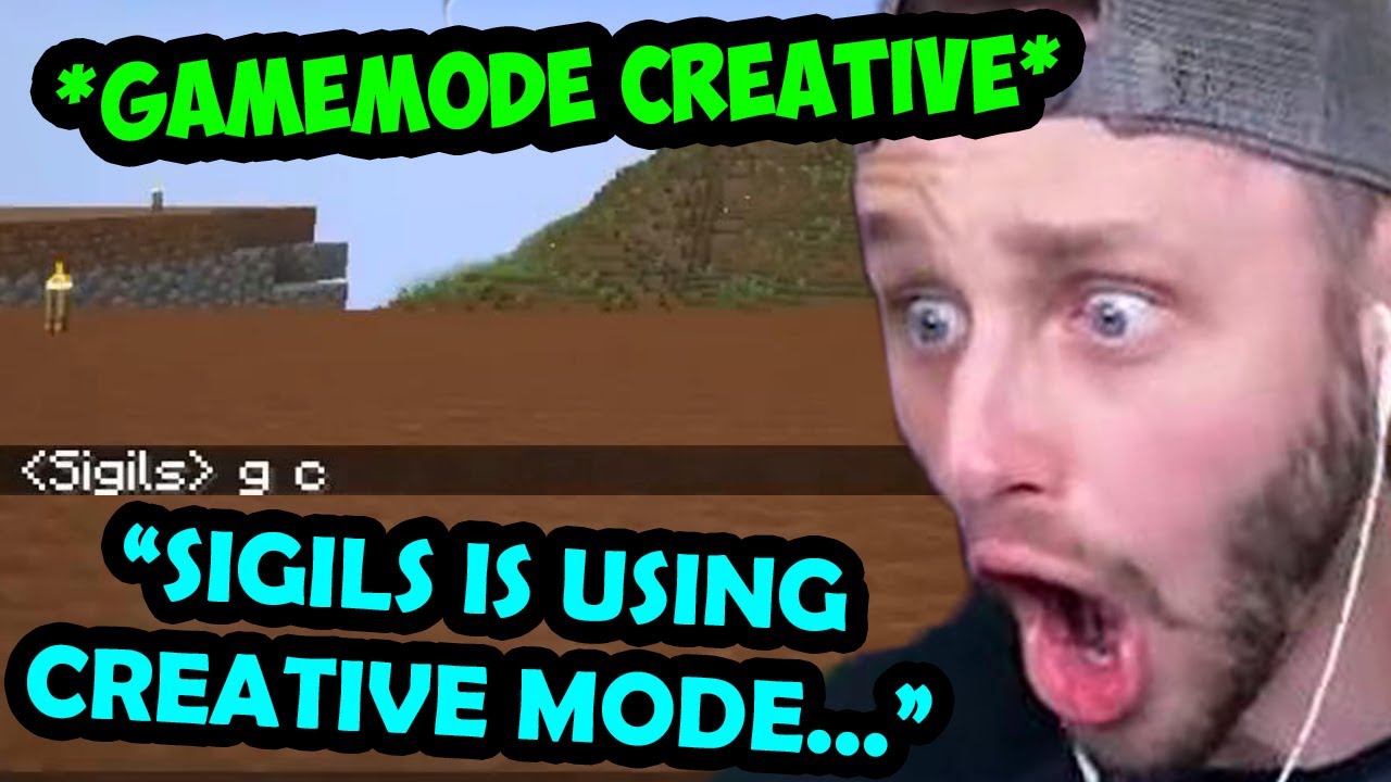 Sigils Gets CAUGHT USING CREATIVE MODE in Camp Minecraft!