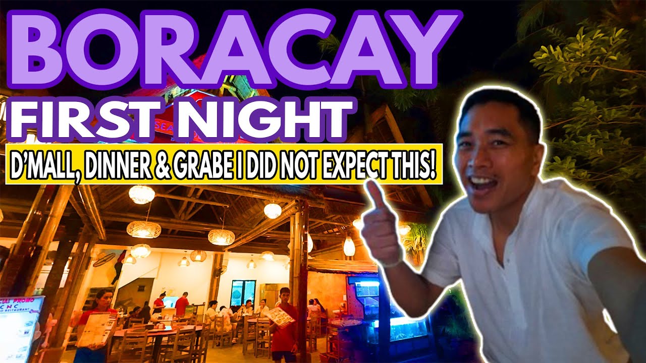 Boracay First Night Vibes 🌴 | D’Mall + Sulit Seafood Resto and First Hotel Breakfast Experience