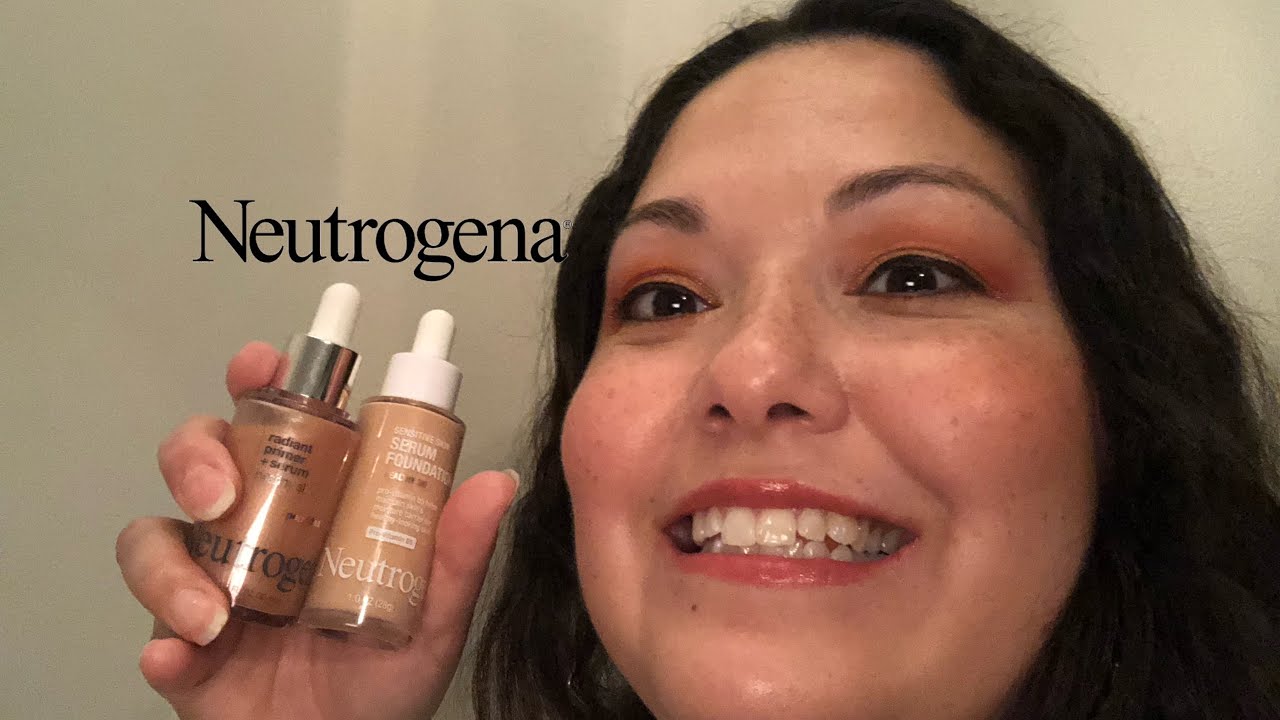 Neutrogena Radiant Primer + Serum & Sensitive Skin Serum Foundation | Honest Review + Wear Test