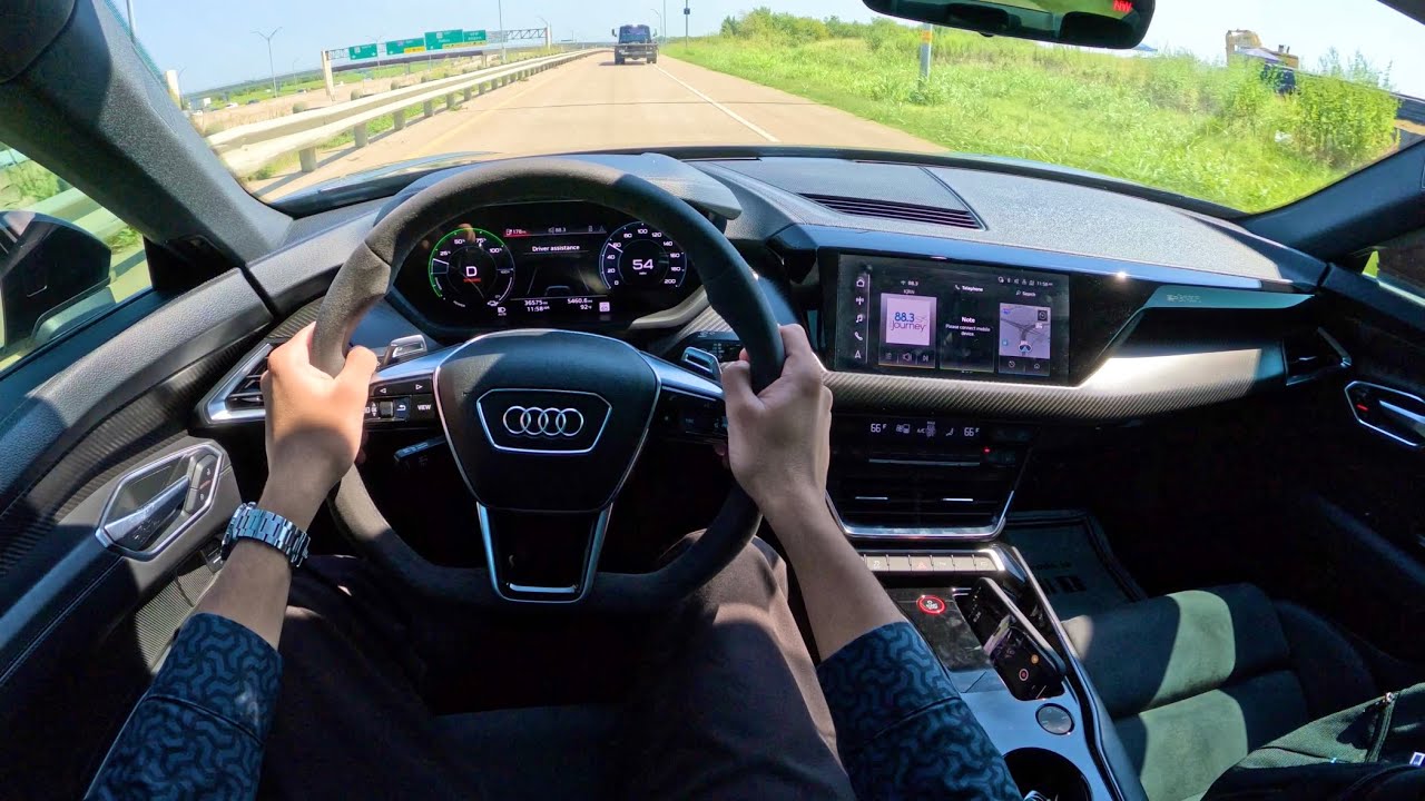 2022 Audi e-tron GT Premium Plus - POV Driving Impressions 