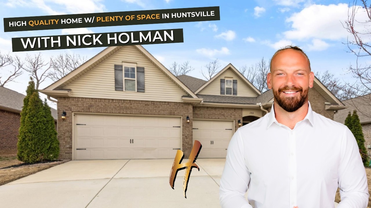 Quality Living Under $400k in Huntsville | 280 Falcon Ridge Dr | 4 Beds 3 Bath + Office