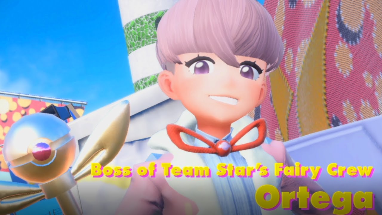 Pokemon Scarlet - Walkthrough Part 19 - Boss of Team Star's Fairy Crew, Ortega - No commentary