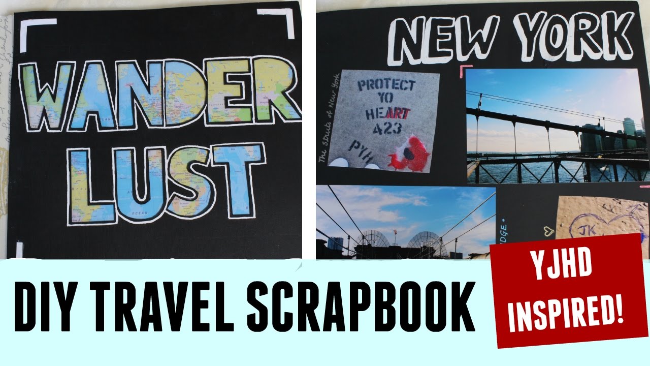 DIY TRAVEL SCRAPBOOK | YEH JAWAANI HAI DEEWANI INSPIRED ✈️