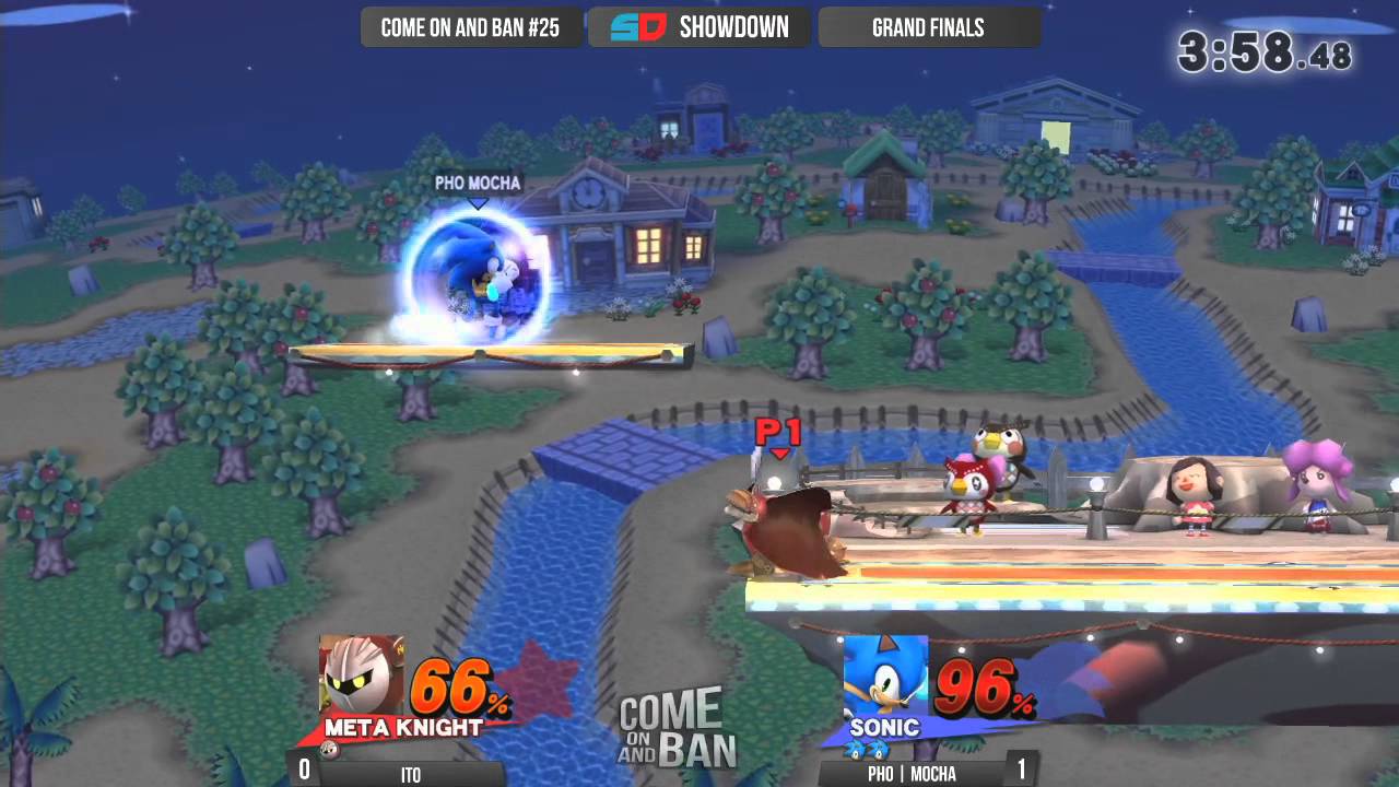 Come on and Ban #25 - Grand Finals: Ito (Sheik/Meta Knight) vs PHO|Mocha (Sonic)