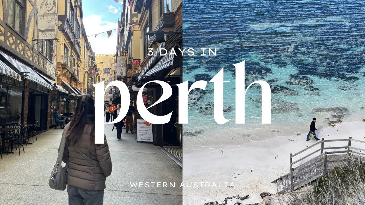 3 DAYS IN PERTH!!🇦🇺🤍🛩️☕️ family trip | rottnest island | exploring the city | fremantle market | etc