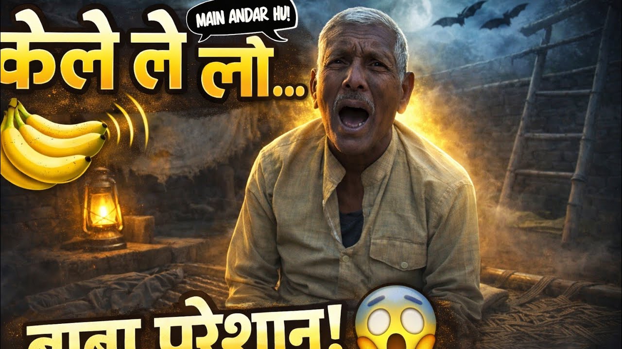 Sote Baba Ko Raat Me Kele Wale Ne Jaga Diya 😱 | Funny Village Prank