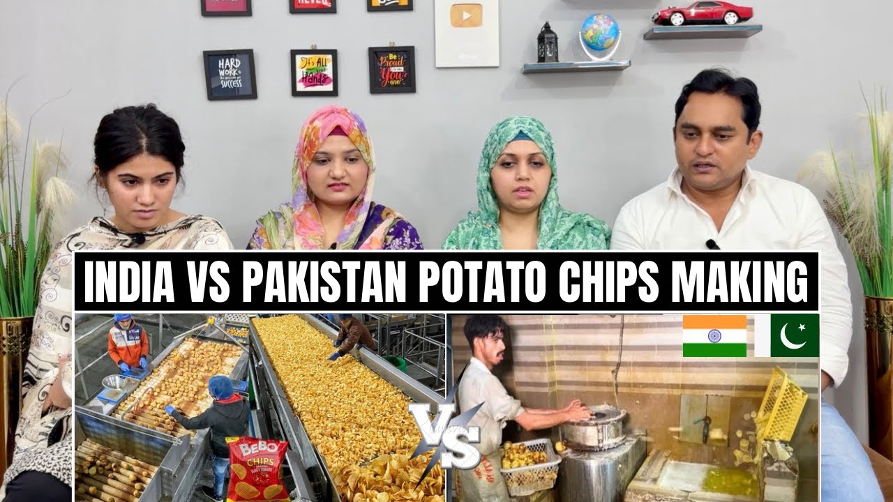 India Potato Chips Making Hygiene Vs Pakistan Potato Chips Making Hygiene | India Vs Pakistan