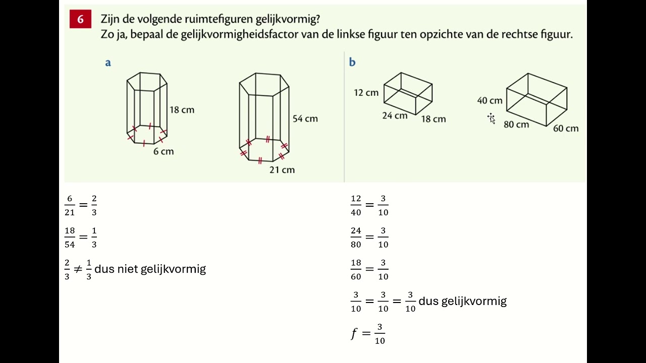 4D/A - Schaal en gelijkvormigheid - p..68 oefening 6