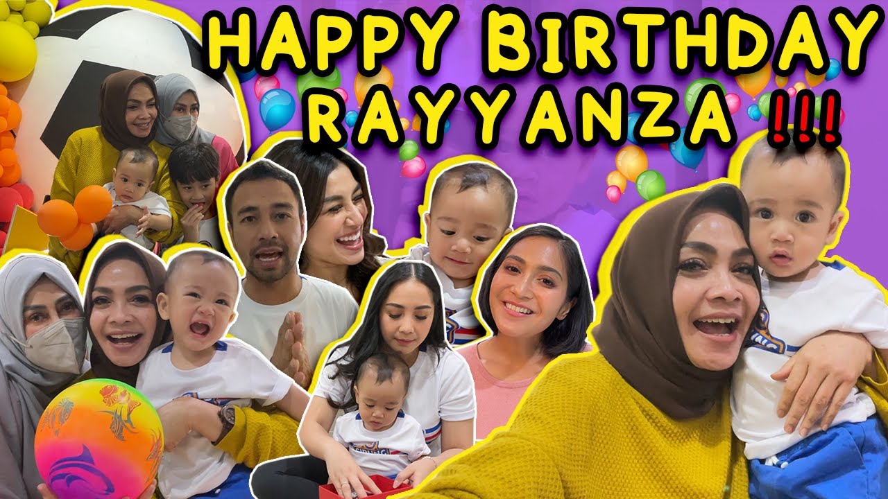 HAPPY BIRTHDAY RAYYANZA !! MAMA RIETA BAWA HADIAH SATU KARUNG BUAT CUCU GANTENG @RansEntertainment