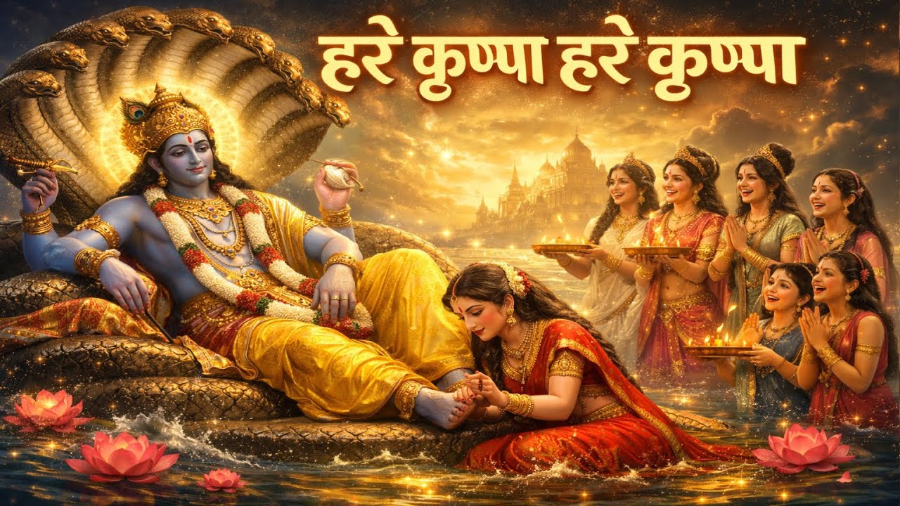 Ksheer Sagar Mein Vishnu Bhagwan Hare Krishna Hare Krishna |  DarshanPowerful Bhakti Mantra Chanting