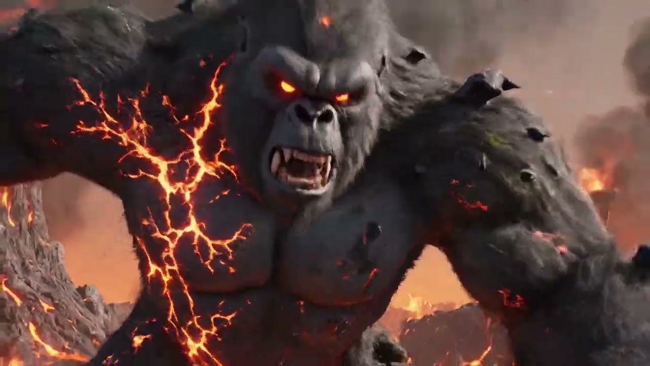 King Kong Faces the Ancient Gorilla That Claims His Throne