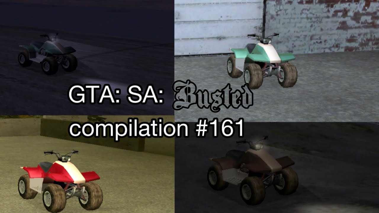 GTA: SA - компиляция разбитых квадроциклов