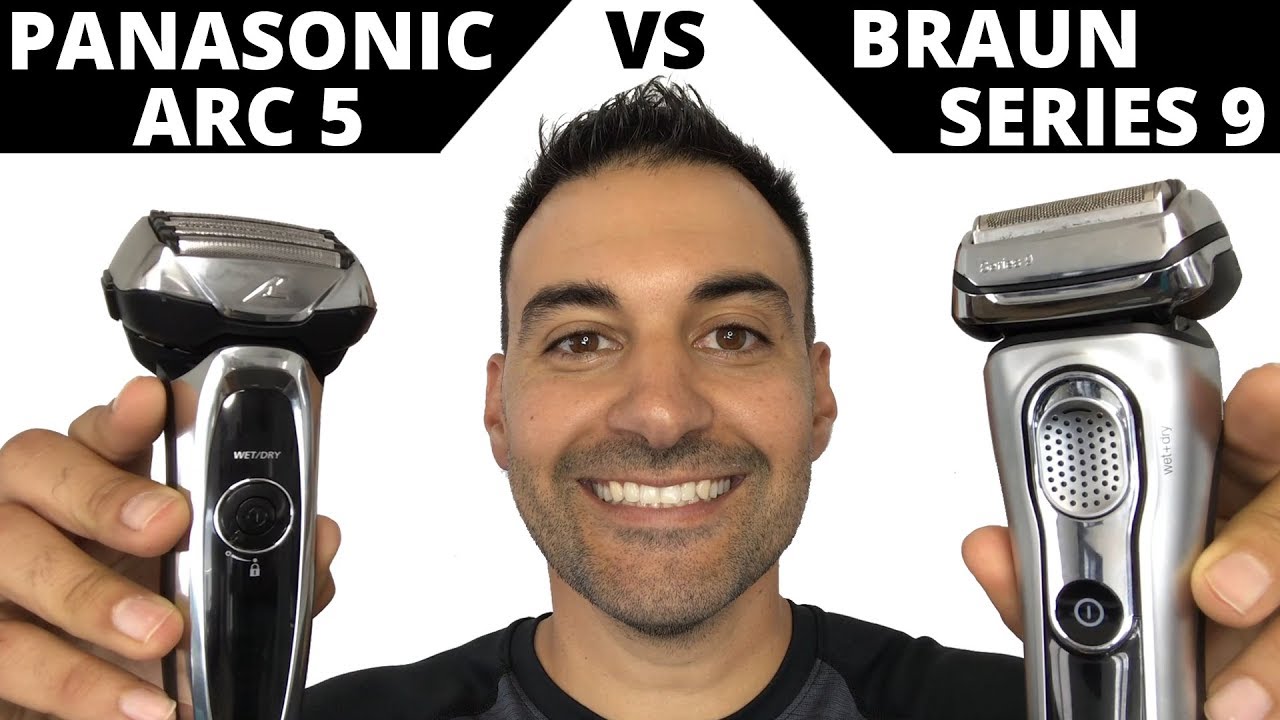 Бритье бороды: электробритва Panasonic Arc 5 против бритвы Braun Series 9 Foil