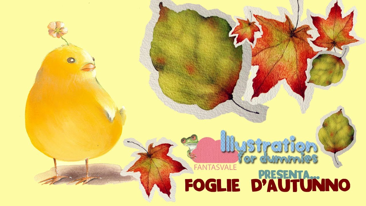 Corso di Acquerello BASE: come fare le foglie autunnali LEZIONE 05