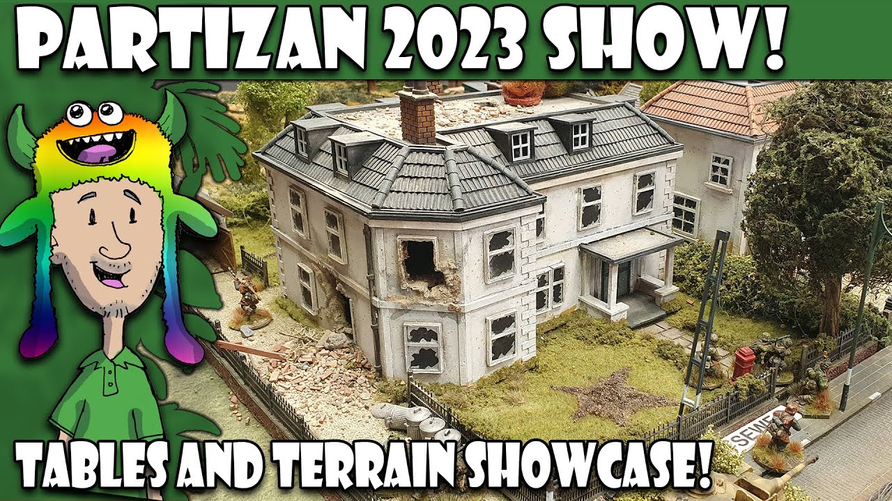 The Tables and Terrain of Partizan 2023 Wargames show