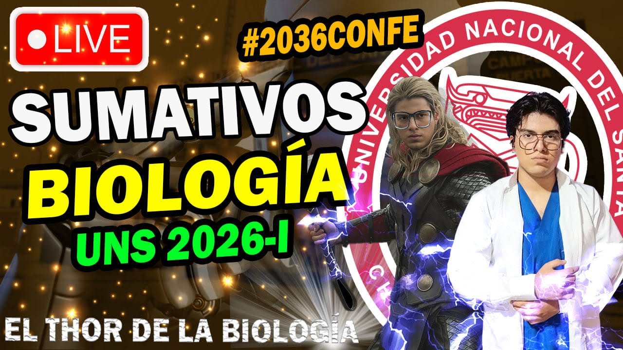 🚨  BIOLOGÍA INSANA DE LOS SUMATIVOS 2026 I 😱 By Profe Angello  🔥