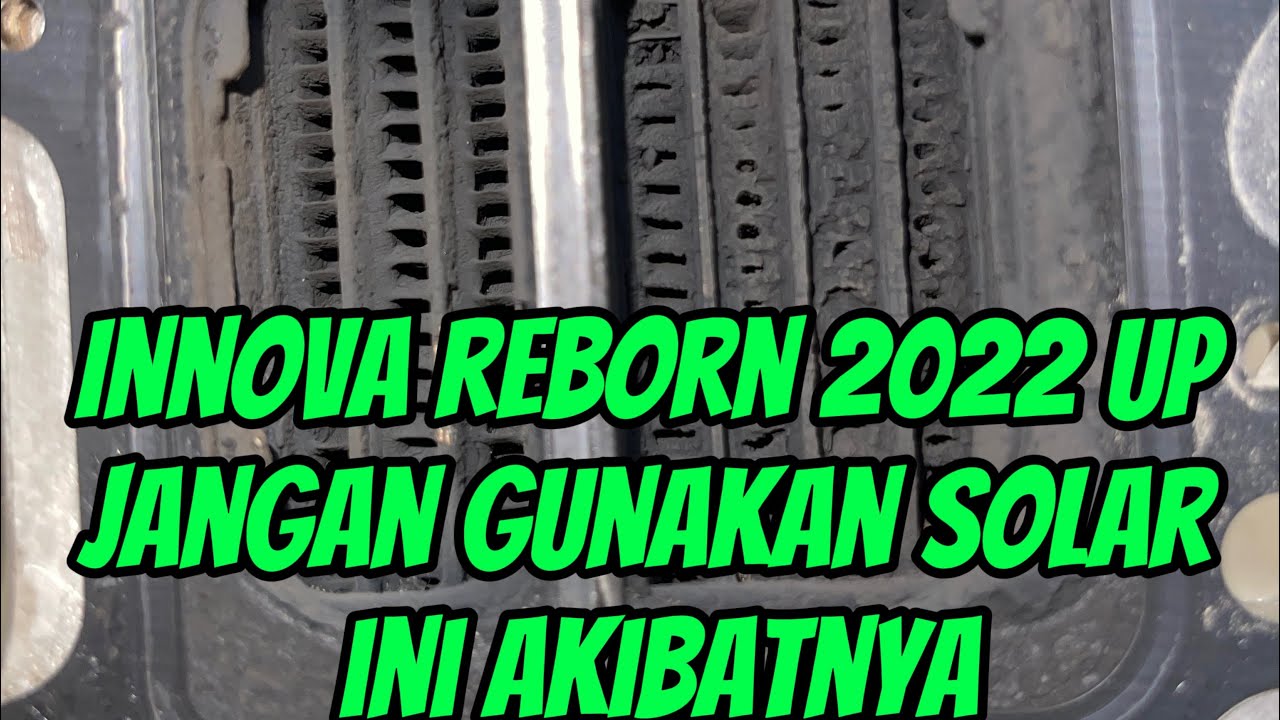 Cara bersihkan egr cooler innova reborn