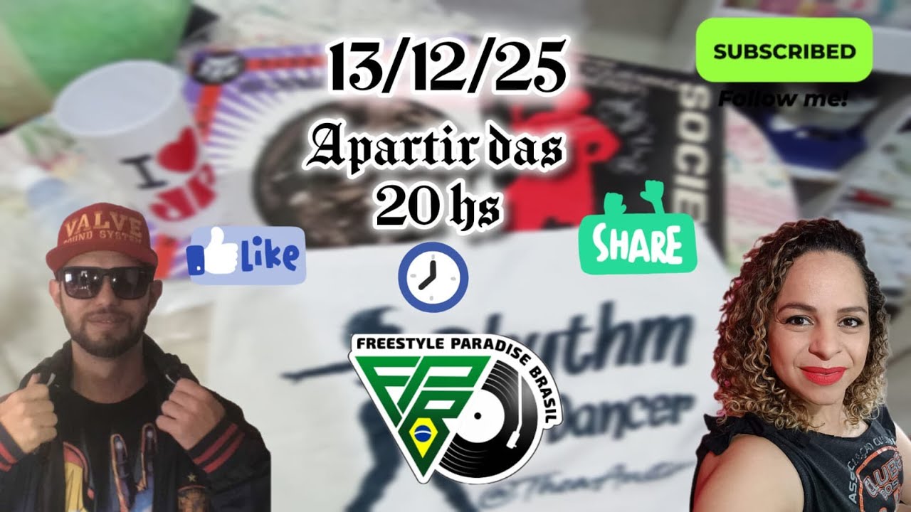 Freestyle Paradise Brasil Djs - Dj Jane B & Dj Douglas Costa - 13/12/2025