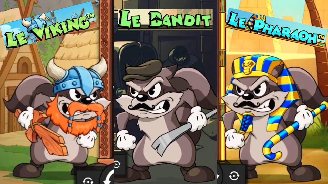 Le Viking VS Le Bandit VS Le Pharaoh !!