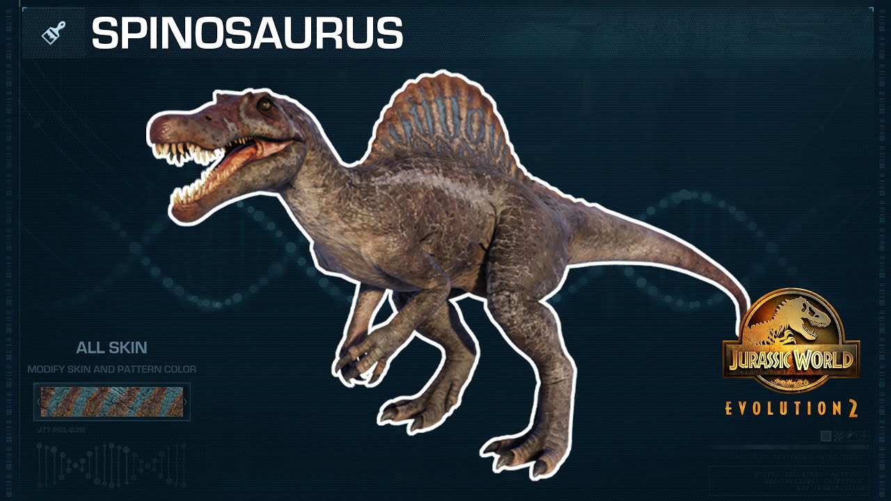 All Spinosaurus Skins - Jurassic World Evolution 2