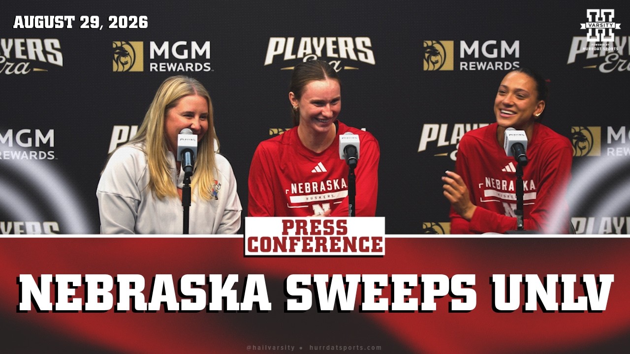 Nebraska Sweeps UNLV in First Game of Players Era Showcase | Nebraska Volleyball Press Conference