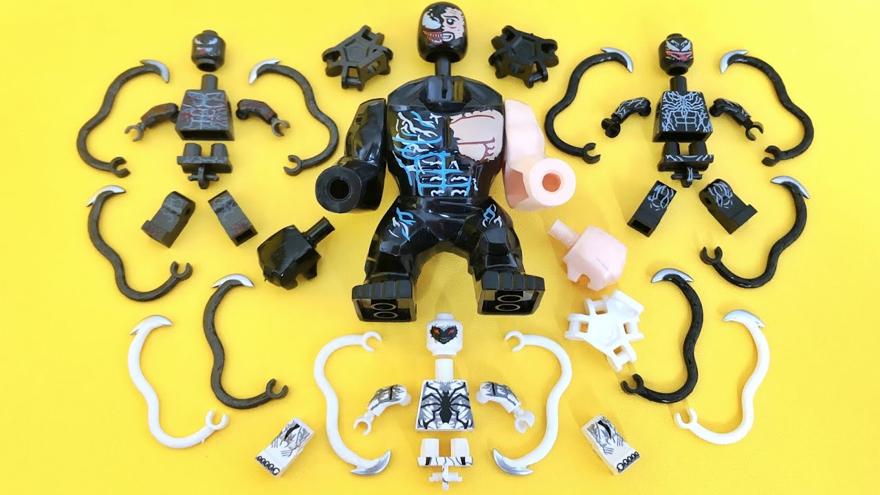 Lego VENOM Minifigures: Last Dance | Riot, Anti Venom, Venom Big figure | Unofficial Lego Minifigure