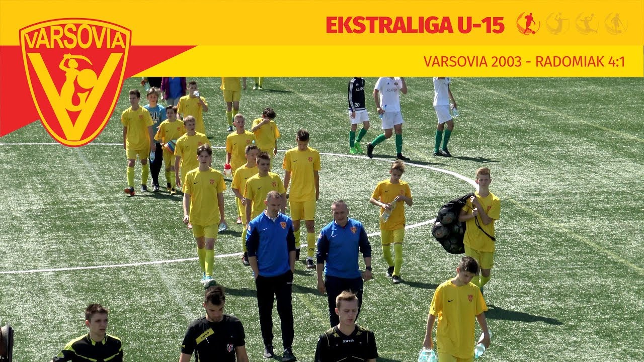 VARSOVIA 2003 - RADOMIAK 4:1 - EKSTRALIGA U-15