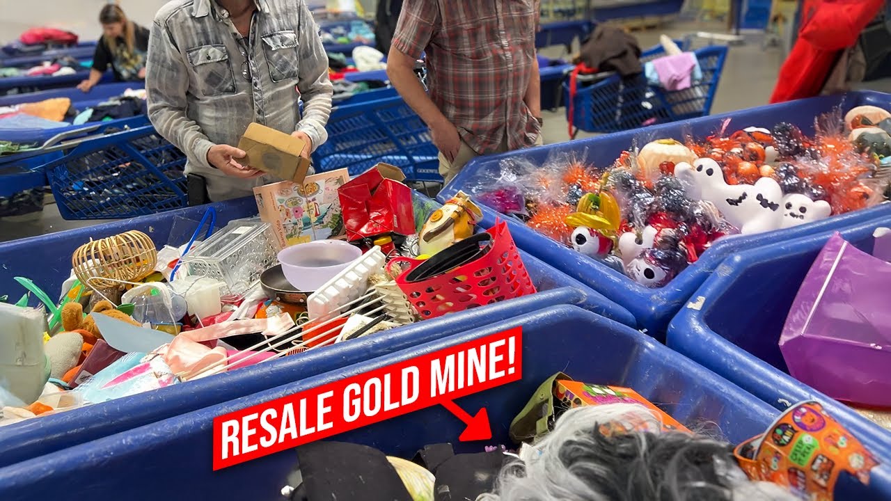 They Rolled Out a Bin FULL of RESALE GOLD! (Thrift With Me)
