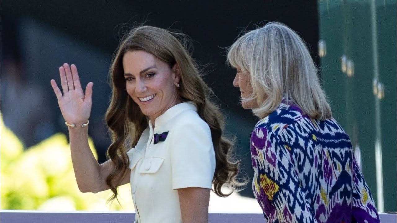 La curiosa reacci&oacute;n de Kate Middleton al recibir el cari&ntilde;o en la final de Wimbledon