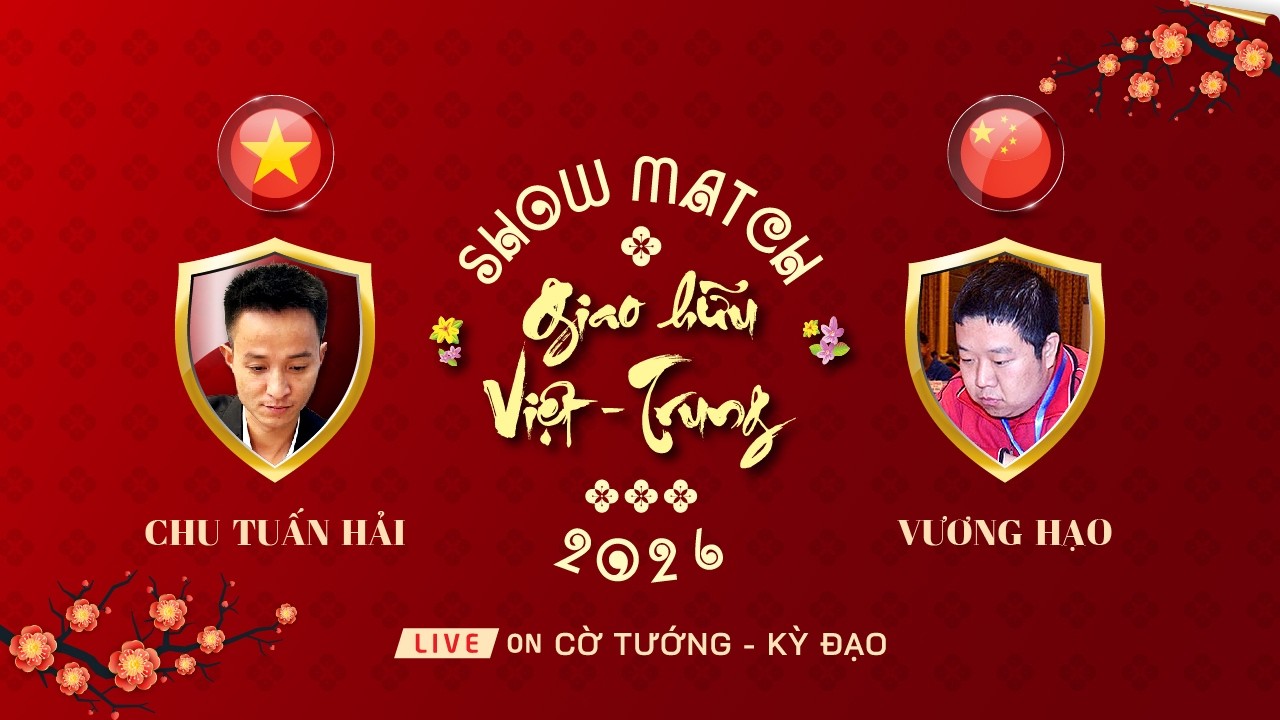 [LIVE] Đại sư Vương Hạo vs KTQG Chu Tuấn Hải – Cờ 6p+3s chạm 8 phân tiên