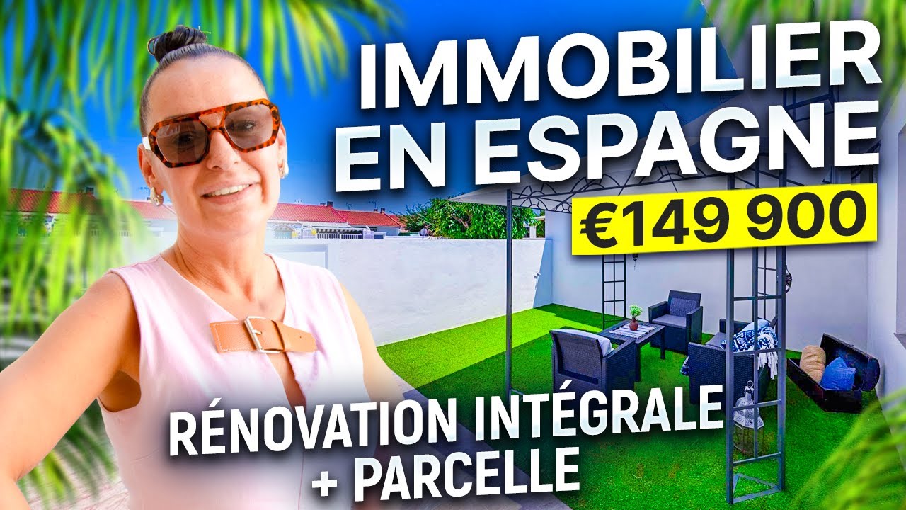 Immobilier en Espagne : Bungalow à Torrevieja entièrement rénové, avec terrain et 2 chambres