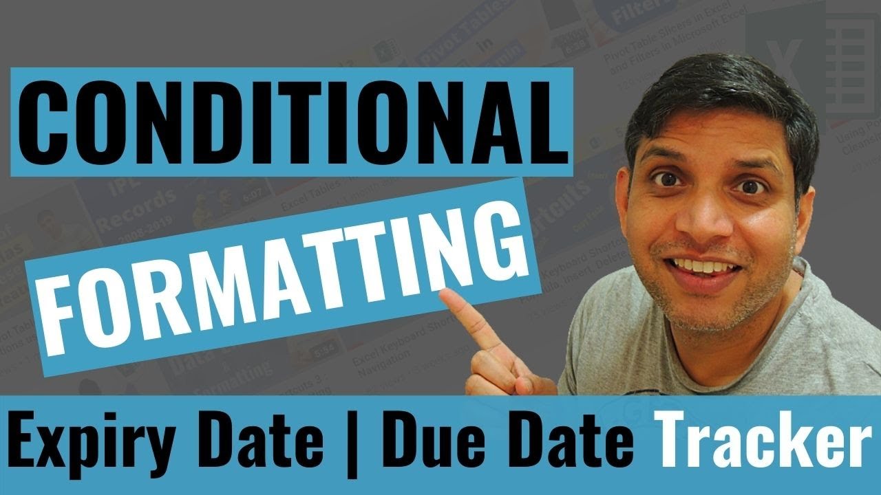 Due Date Tracker | Conditional Formatting Using Formula