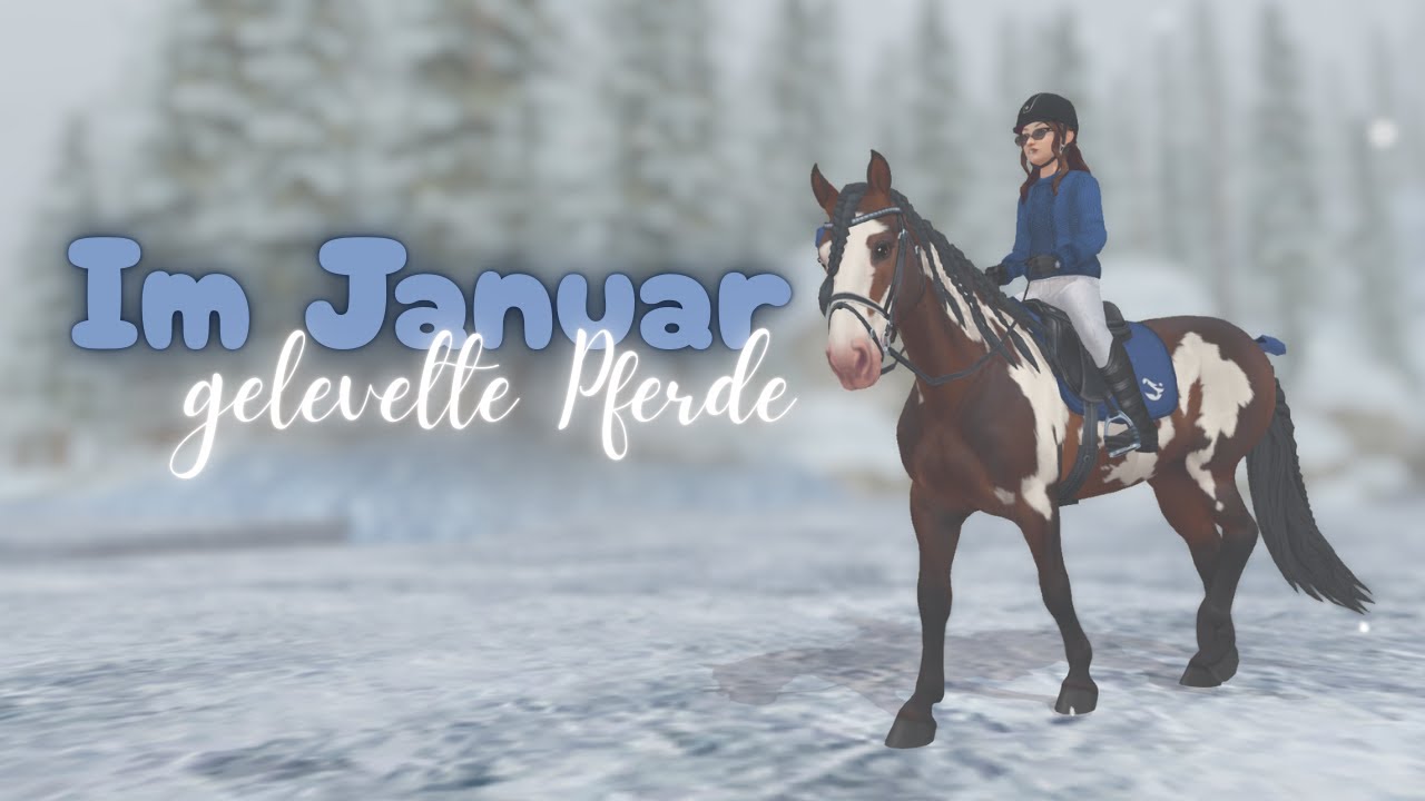🌨️ Diese Pferde habe ich im Januar gelevelt 🌃 // Ausgelevelte Pferde // Francesca Diamondfall // SSO