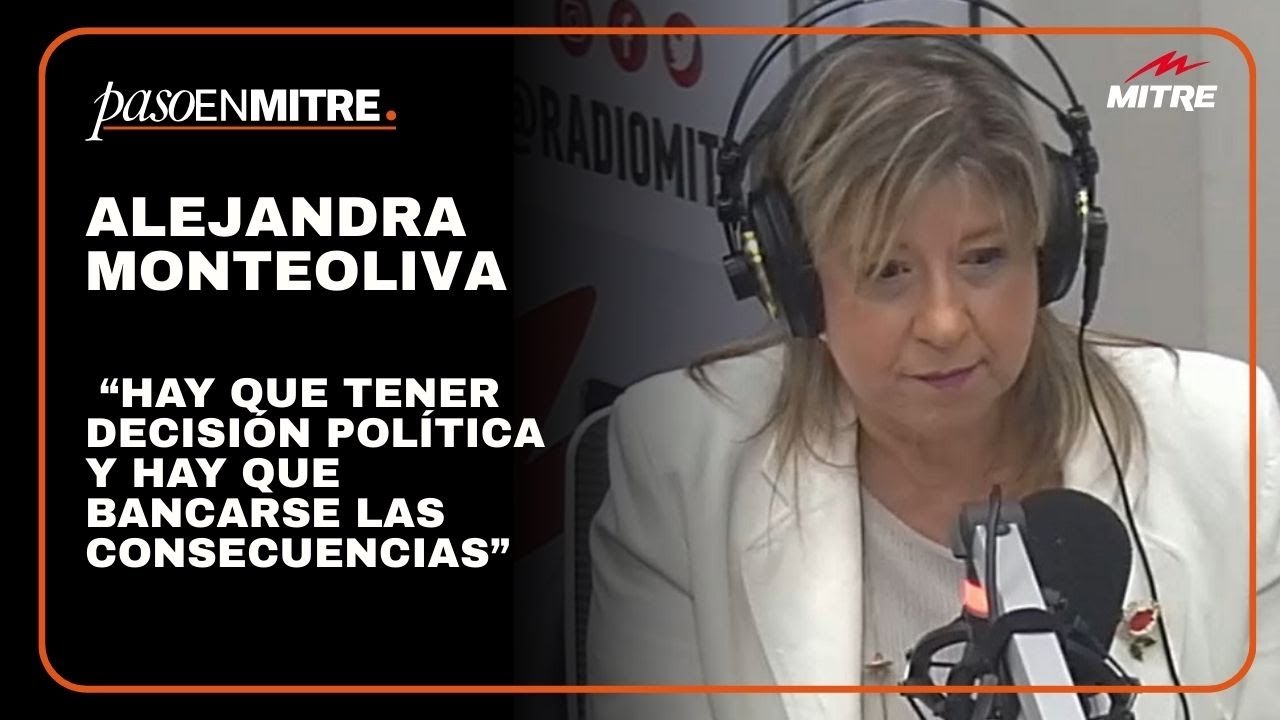 Alejandra Monteoliva aseguró que trabaja para “devolver el orden al país”